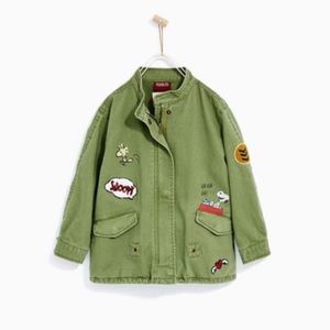 Zara snoopy jacket